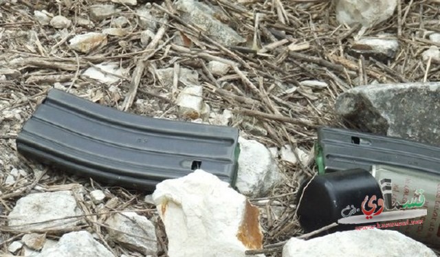 العثور على قنابل وذخيرة وأسلحة للجيش في مناطق مفتوحة في حي الستالين في كفرقرع